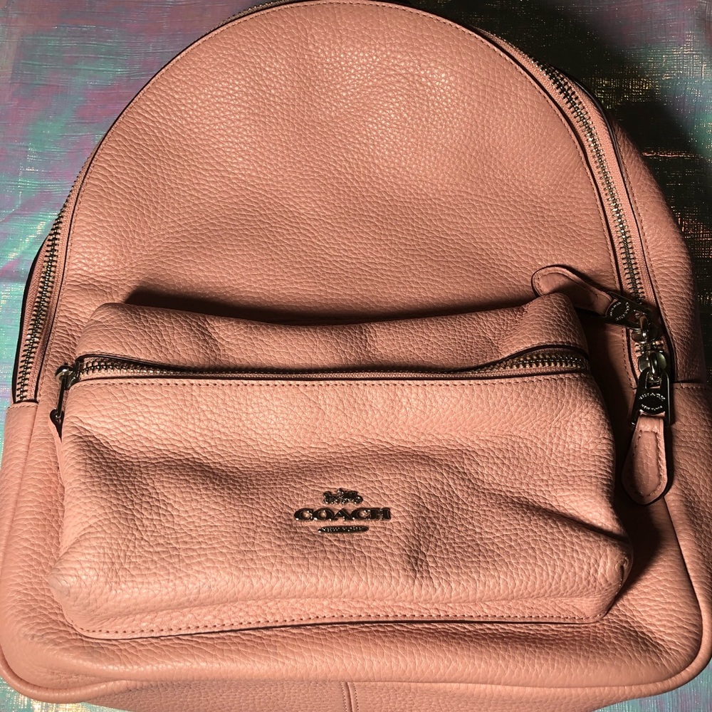 COACH Leather Backpack